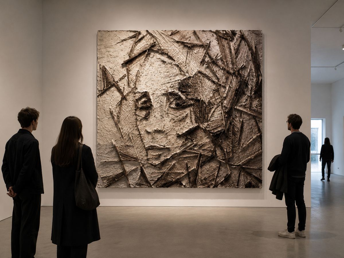 Street art & gallery, render